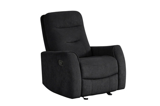 9107 Black Performance-Fabric Power Recliner Chair