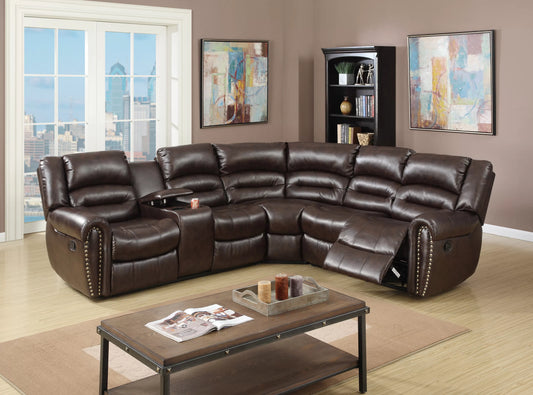 Poundex F6744 motion sectional
