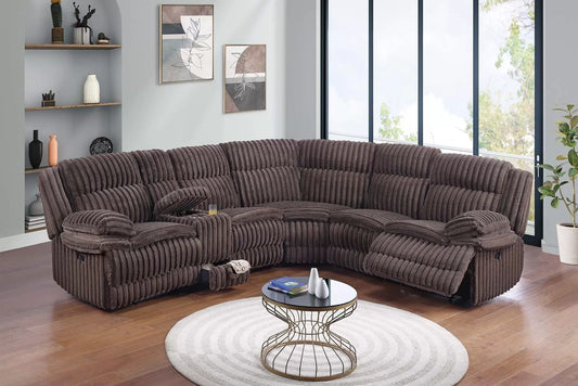 Poundex F8131 manual motion sectional