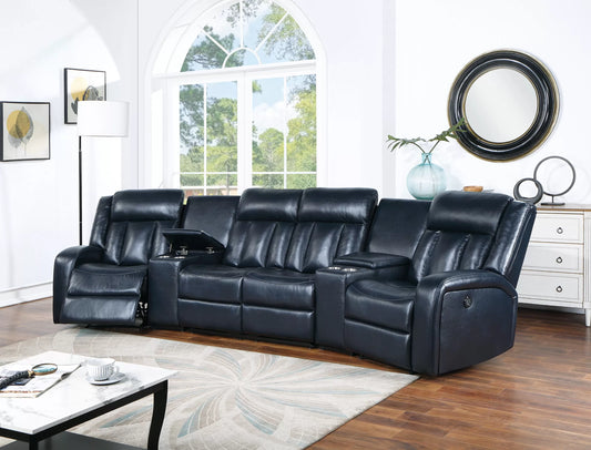 Poundex F8780 five-piece manual motion sectional