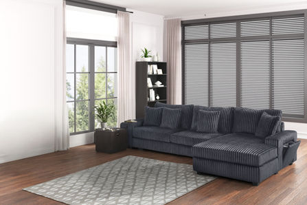 Bazoka Sectional - Charcoal