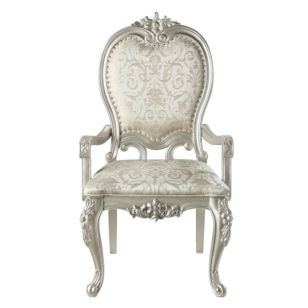 Bently - Arm Chair (Set of 2) - Fabric & Champagne