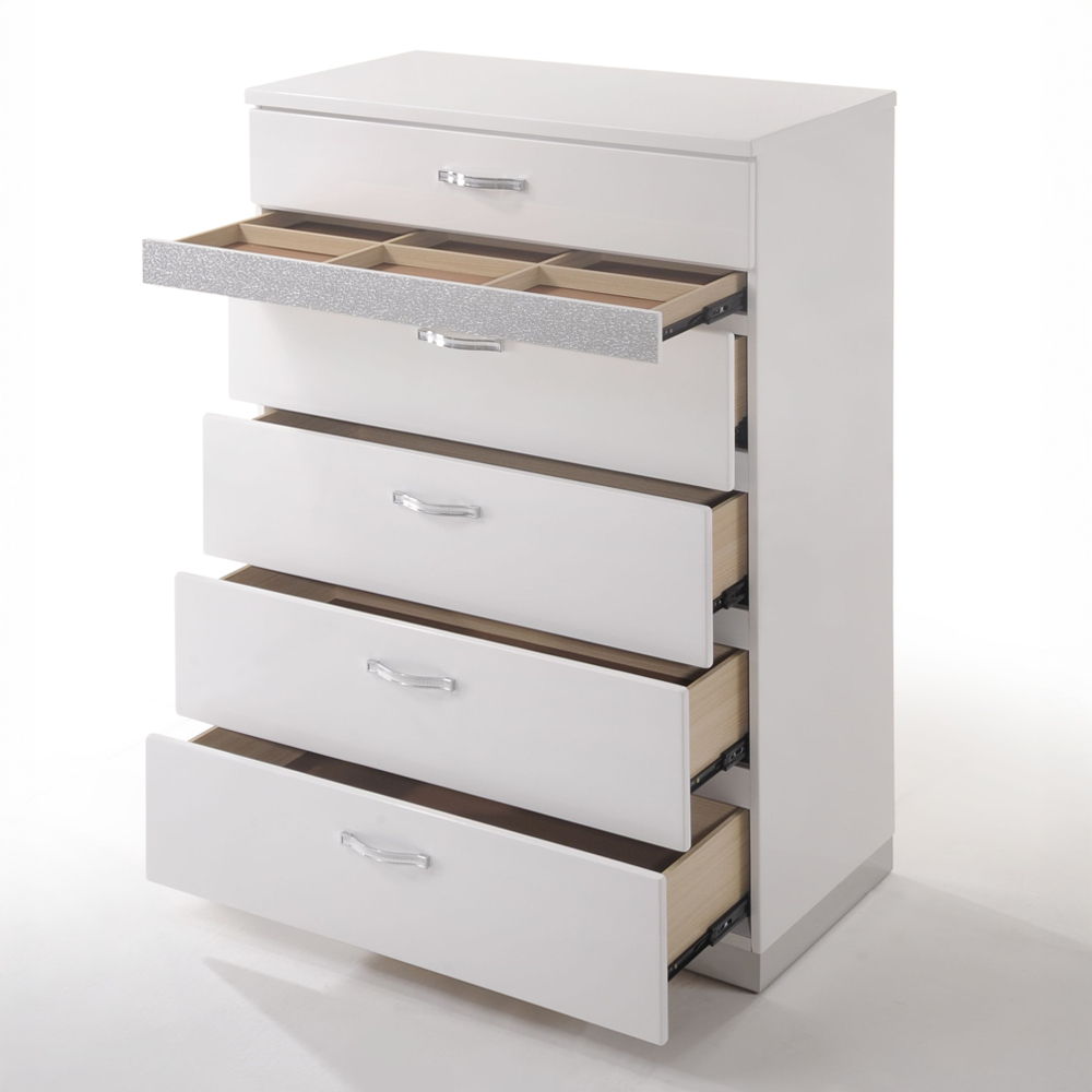Naima II - Chest - White High Gloss