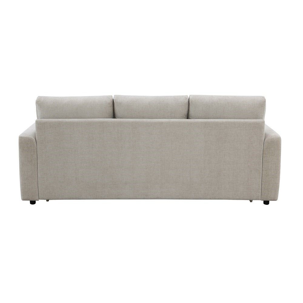 Leira - Sofa With Sleeper - Beige Linen