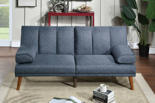 ADJUSTABLE SOFA/ NAVY POLYFIBER
