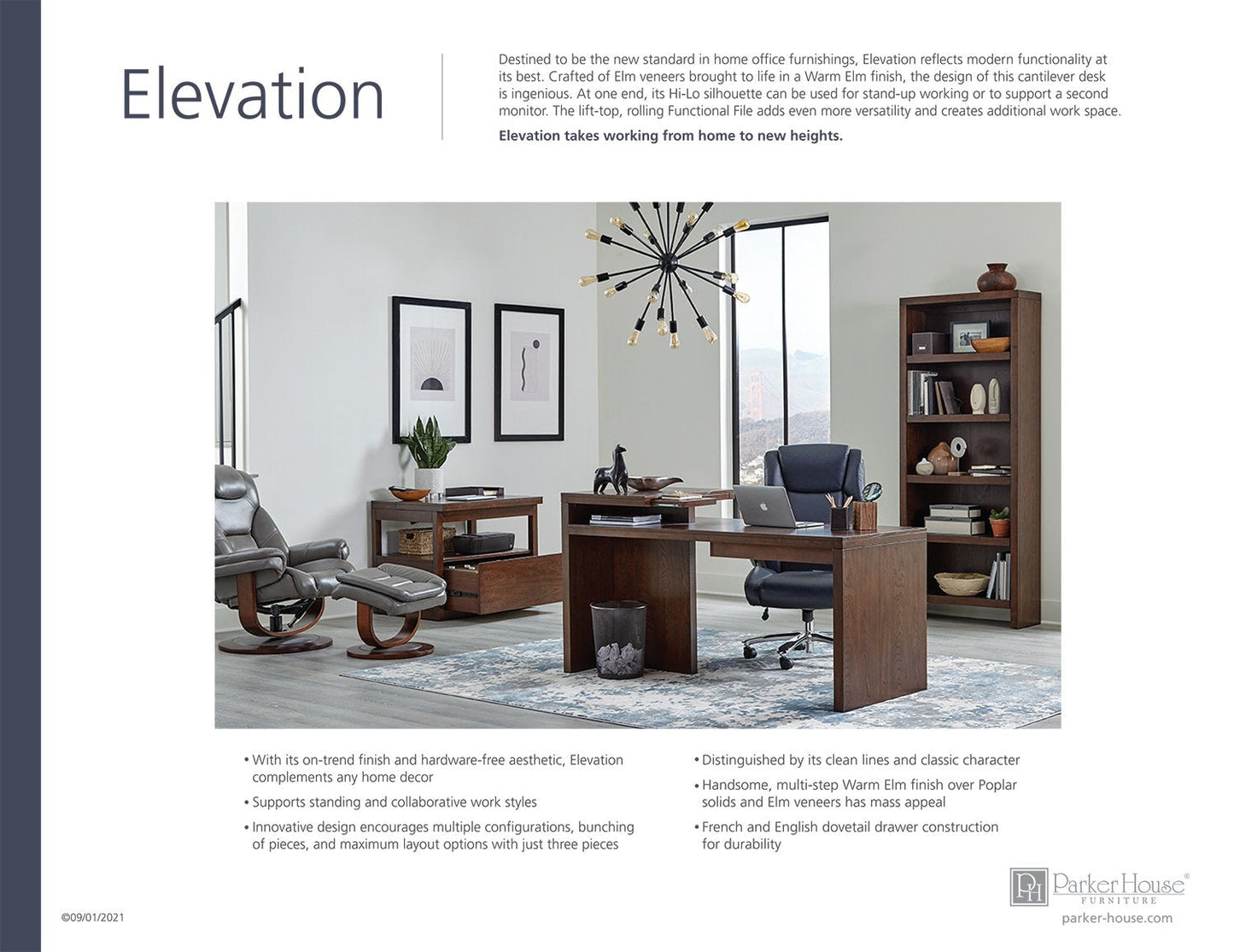 ELEVATION 5-PIECE HOME OFFICE