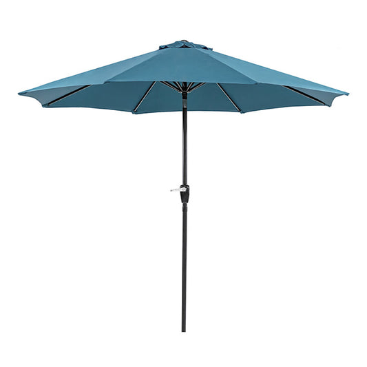 Soli - 9' Outdoor Umbrella w/ Auto Tilt + 21" Round Base