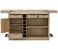 ESCAPE DINING 78" BAR WITH STONE TOP