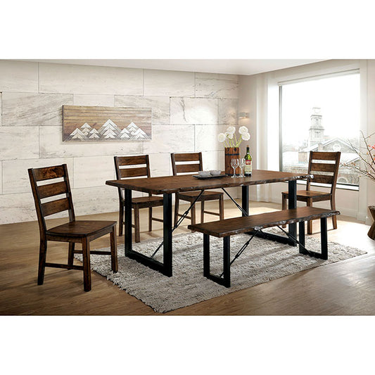 Dulce - 6 Pc Dining Table Set w/ Bench