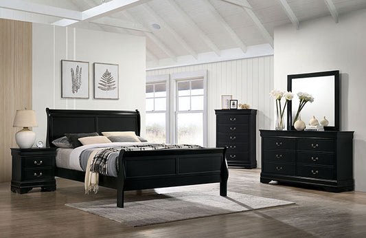 Louis Philippe - 5 Pc Queen Bedroom Set