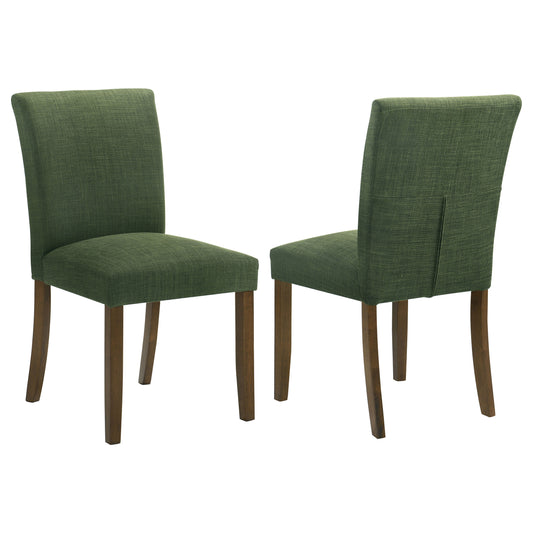 Paxton Upholstered Dining Side Chair Green (Set of 2)