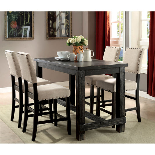 Sania - 5 Pc Counter Ht Table Set