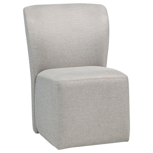 Jaelynn Upholstered Dining Side Chair Beige (Set of 2)