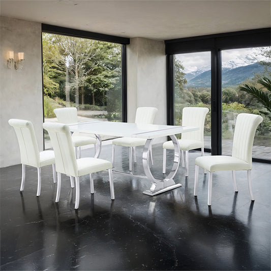 Holbaek - 5 Pc 80" Dining Table Set