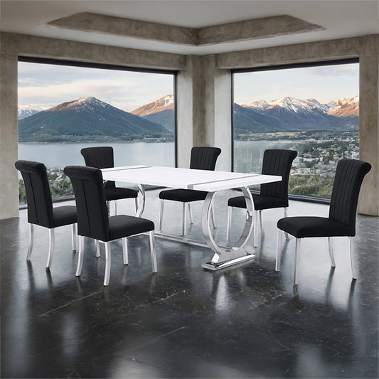 Holbaek - 7 Pc 80" Dining Table Set