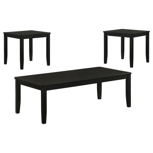 HP0426 Coffee Table 3 Pc Set Black