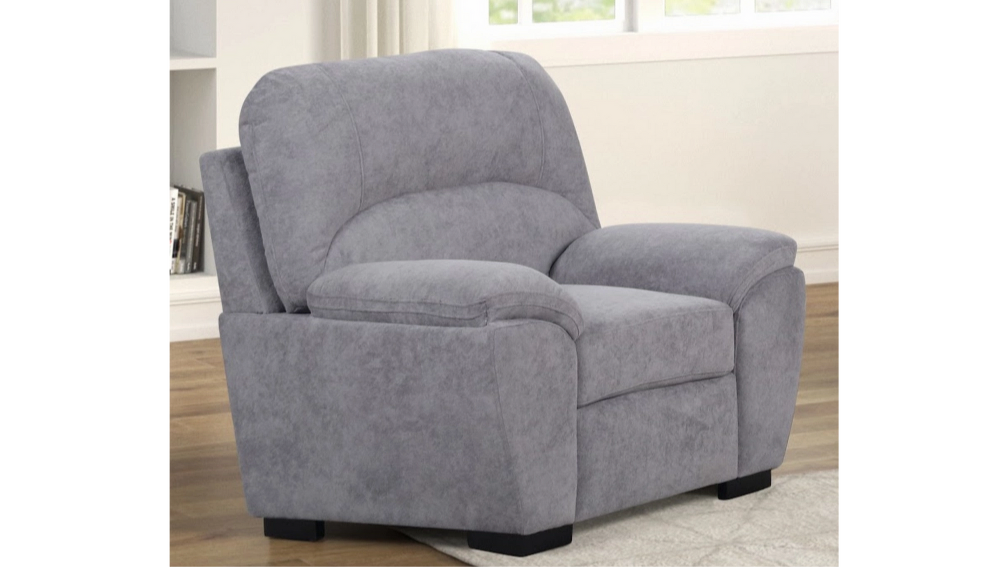 Tiffany Performance-Fabric Chair - Dark Grey
