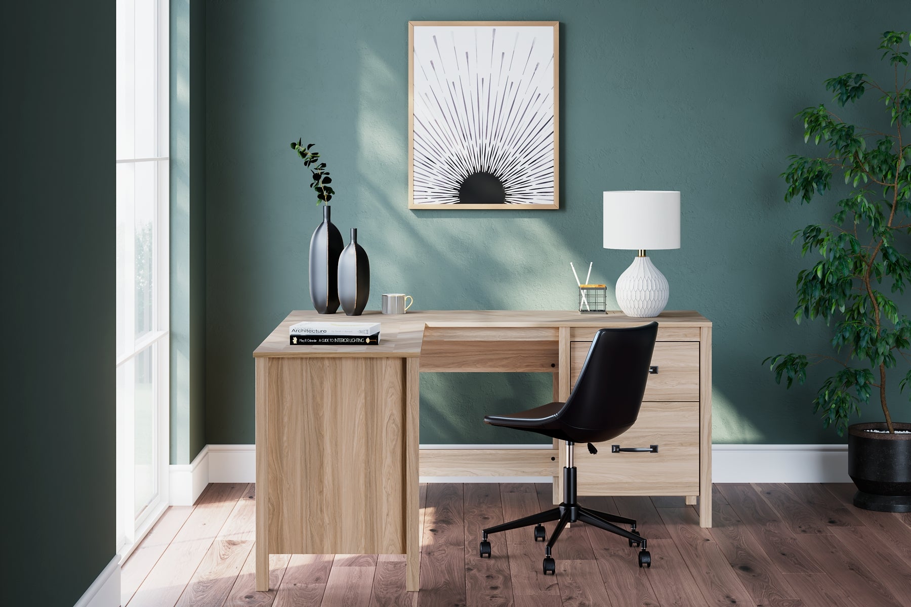 Battelle 60 Home Office Desk with Return – Furniture World (Las Vegas)