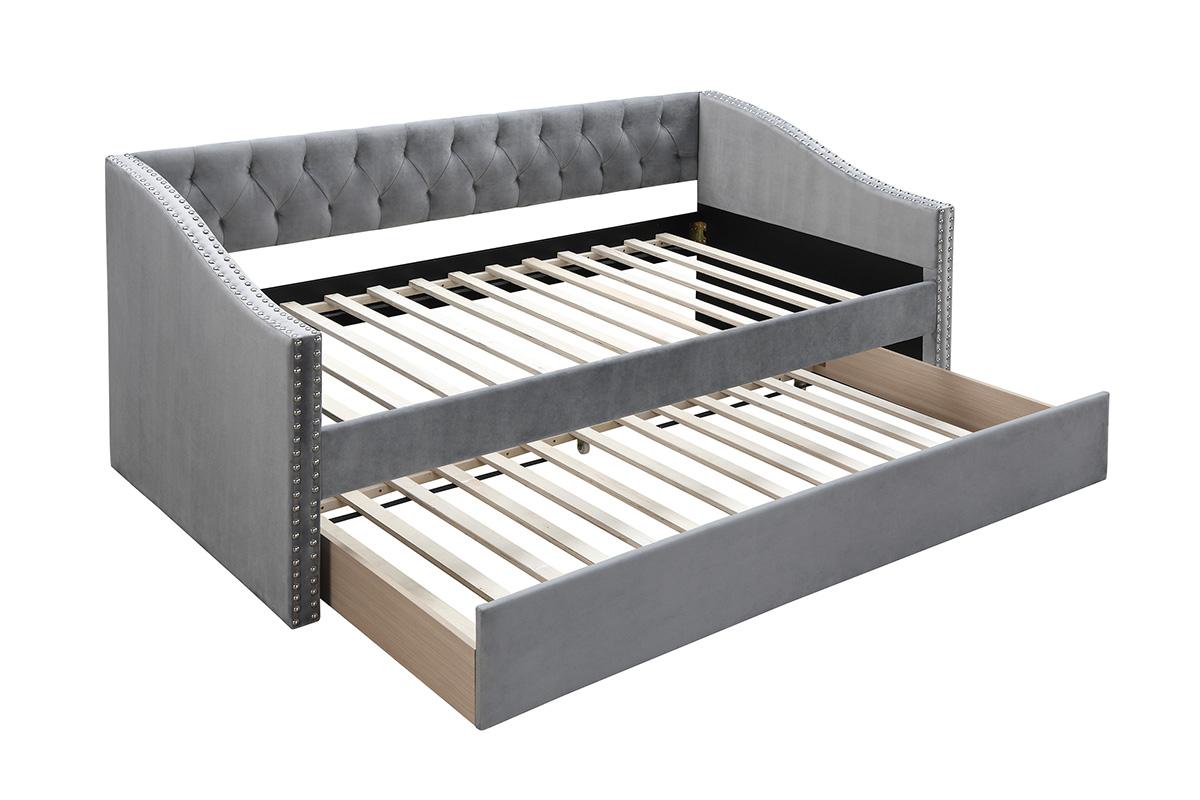 Day Bed w/ Slats + Trundle