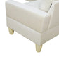 Ainehome Beige Flannel 4-Piece Modular Sofa Set