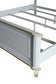 House Marchese - Queen Bed - Two Tone Beige Fabric & Pearl Gray