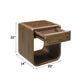 Lanza - End Table With Drawer - Dark Walnut