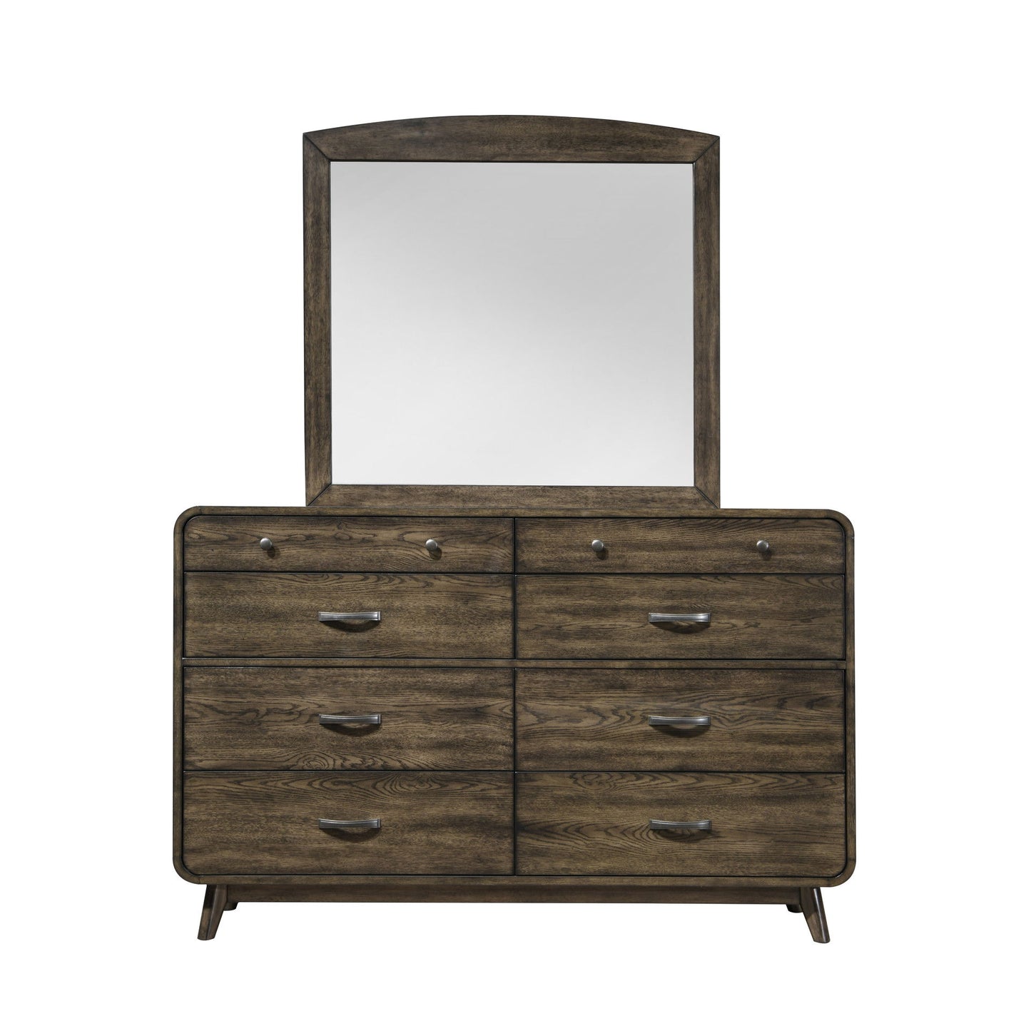 Rex - Mirror - Walnut Brown