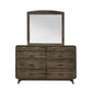 Rex - Mirror - Walnut Brown