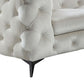 Atronia - Sectional Sofa With 4 Pillows - Beige Fabric