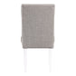 Hollyn - Side Chair (Set of 2) - Gray Linen & White
