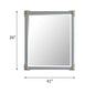 House Marchese - Mirror - Pearl Gray