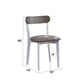 Fidelity - 5 Piece Dining Set - White & Gray