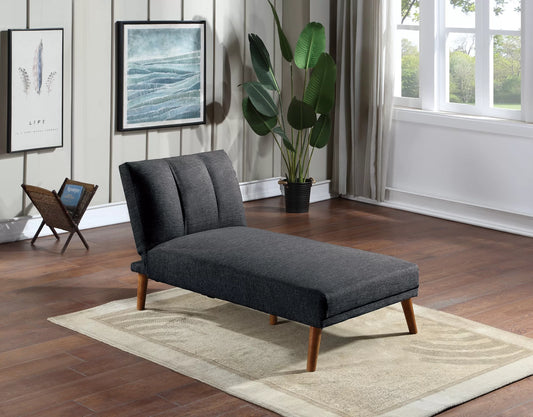 Black Adjustable Chaise