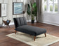 Black Adjustable Chaise