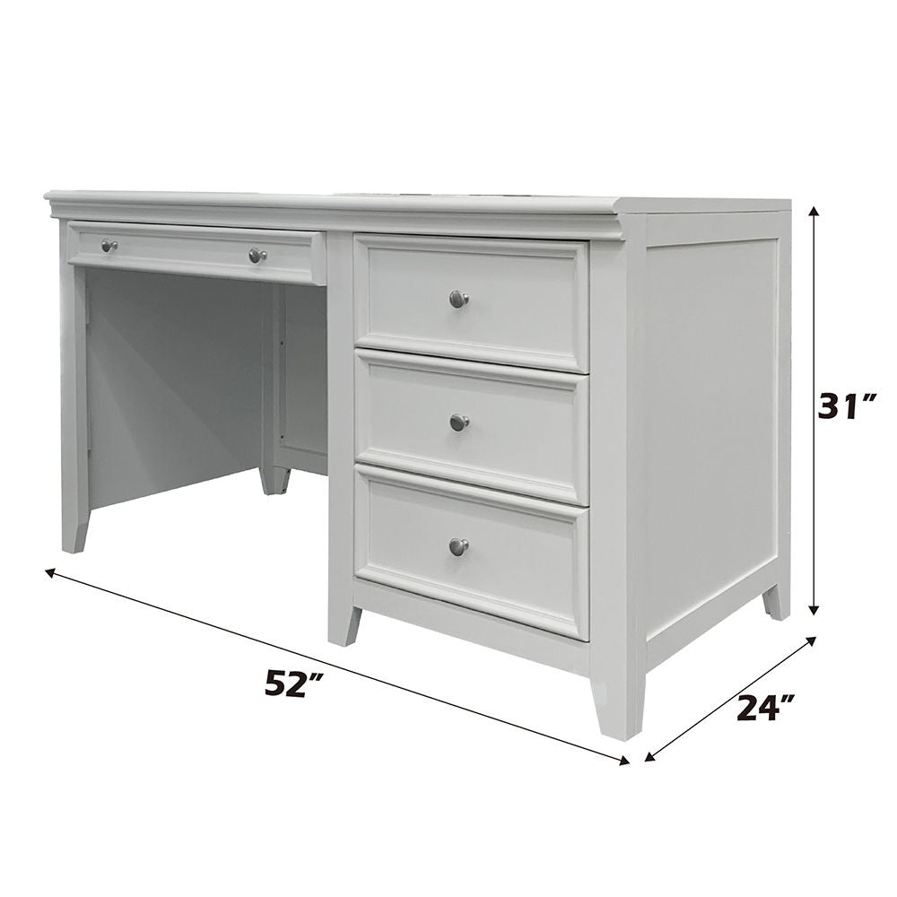 Lacey - Writing Desk - White