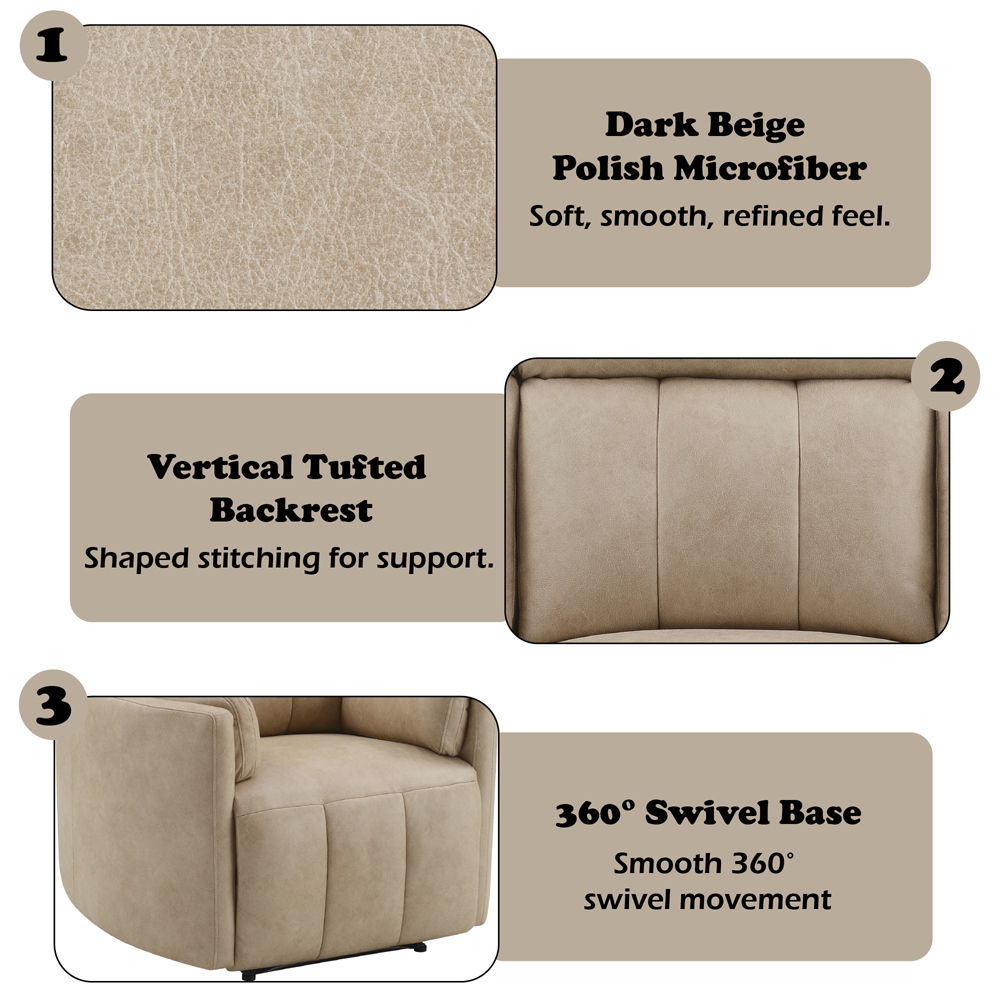 Elison - Motion Glider Recliner With Swivel