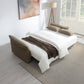 Turpin - Sofa With Sleeper, 2 Pillows & Storage - Brown Boucle