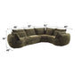 Leighton - Modular Arm Chair With 3 Pillows