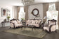 Constantine - Loveseat (KD) - Red / Cherry