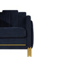 Empire - Lighted Loveseat - Black