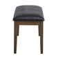 Damica - Bench - Brown / Walnut