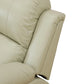 Ainehome Cinema 3-Piece Beige Faux Leather Manual Reclining Sofa Set
