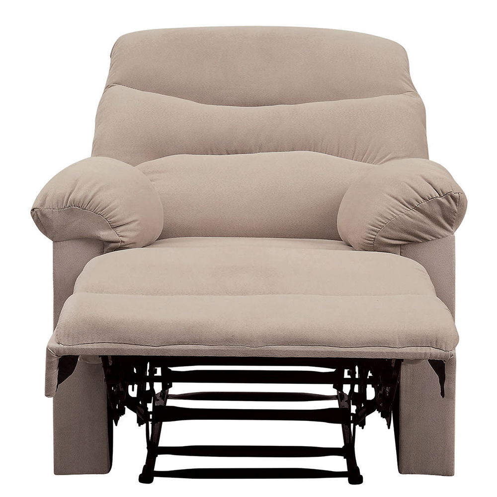 Arcadia - Motion Recliner - Beige Woven Fabric