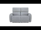 Jeromie - Power Motion Loveseat With USB Port - Gray Synthetic Leather