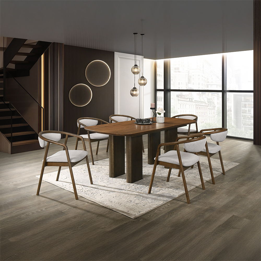 Delina - Side Chair - Walnut
