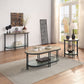 Brantley - Coffee Table - Oak & Sandy Black