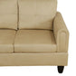 Ainehome 97" Wide Beige Flannel Living Room Sofa Set - Modern Comfort & Style for Your Home