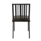 Zudora - Side Chair (Set of 2) - Synthetic Leather & Black