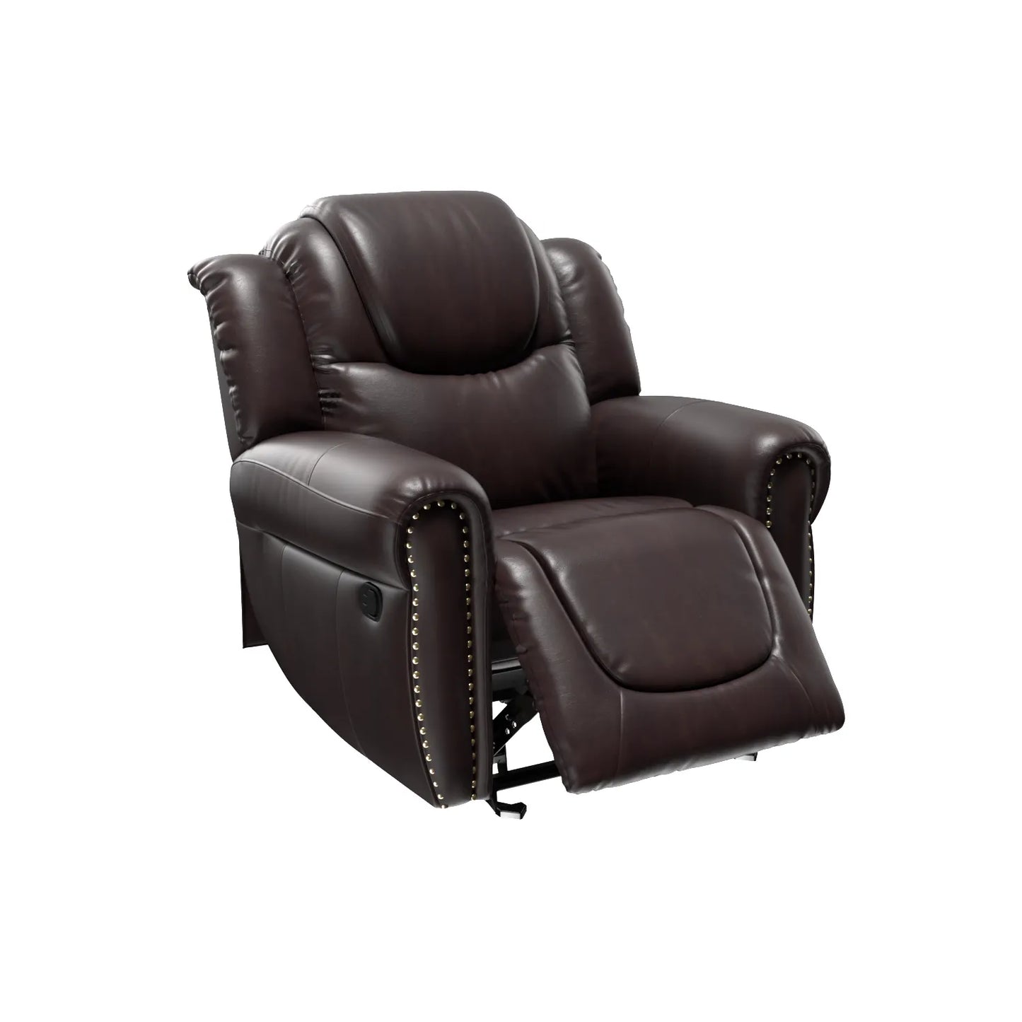 Espresso Semi-PU Leather Unit Sofa image 3