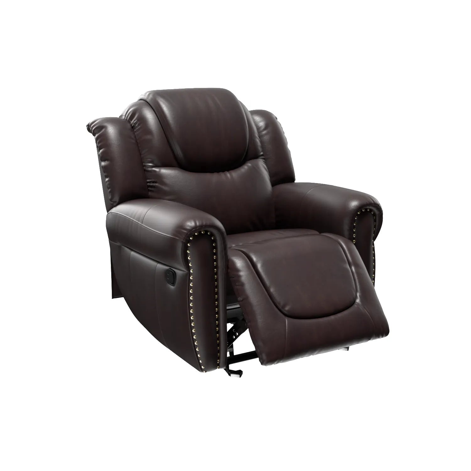Espresso Semi-PU Leather Unit Sofa image 3